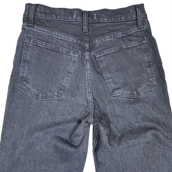 Abercrombie & Fitch The 90's Straight Ultra High Rise Denim Womens 26 Short NWT - Picture 5 of 8